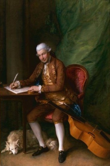 Karl Friedrich Abel ca. 1777 by Thomas Gainsborough 1727-1788 Huntington Library 